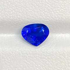 1.27ct Royal Blue Sapphire Gemstone Front View
