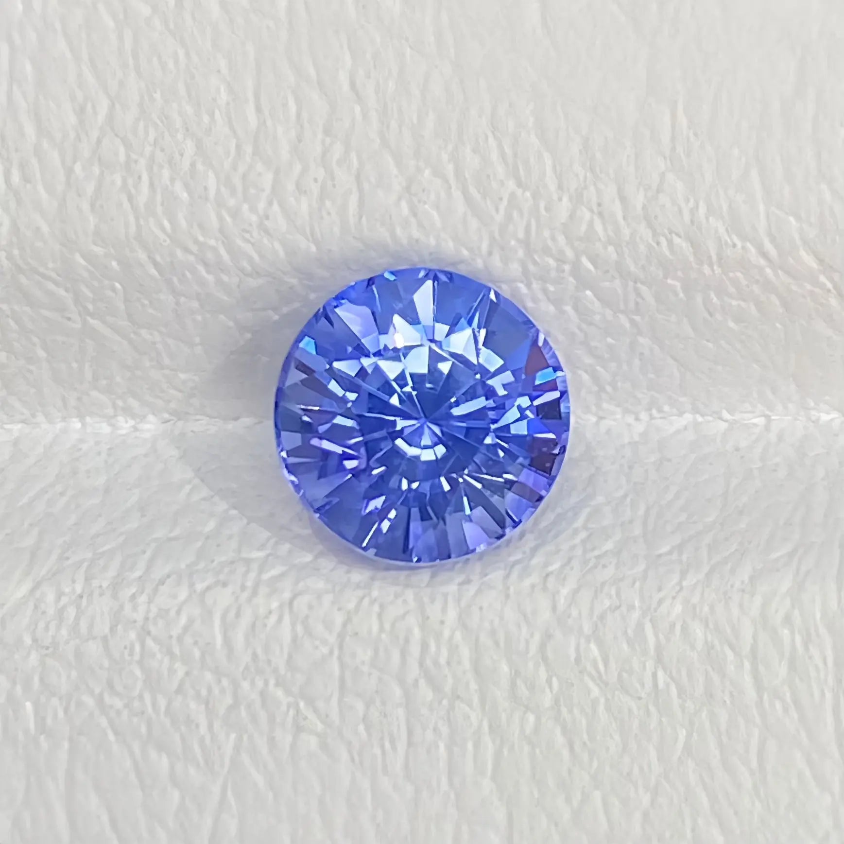 1.47ct Round Cornflower Blue Sapphire Masterpiece