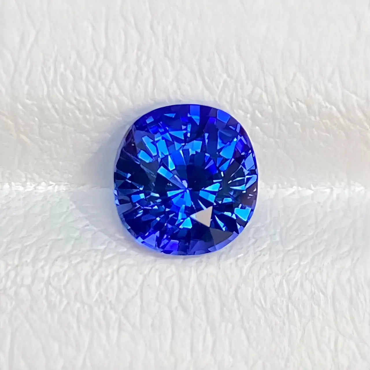 1.69ct Cushion Royal Blue Sapphire Main View