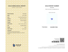 GUILD Certified Lavender Sapphire