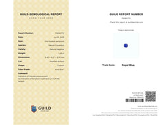 Guild Certified Velvet Blue Sapphire Jewelry