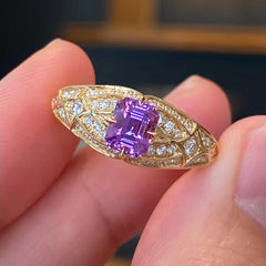 Spinel Diamond Accent Detail