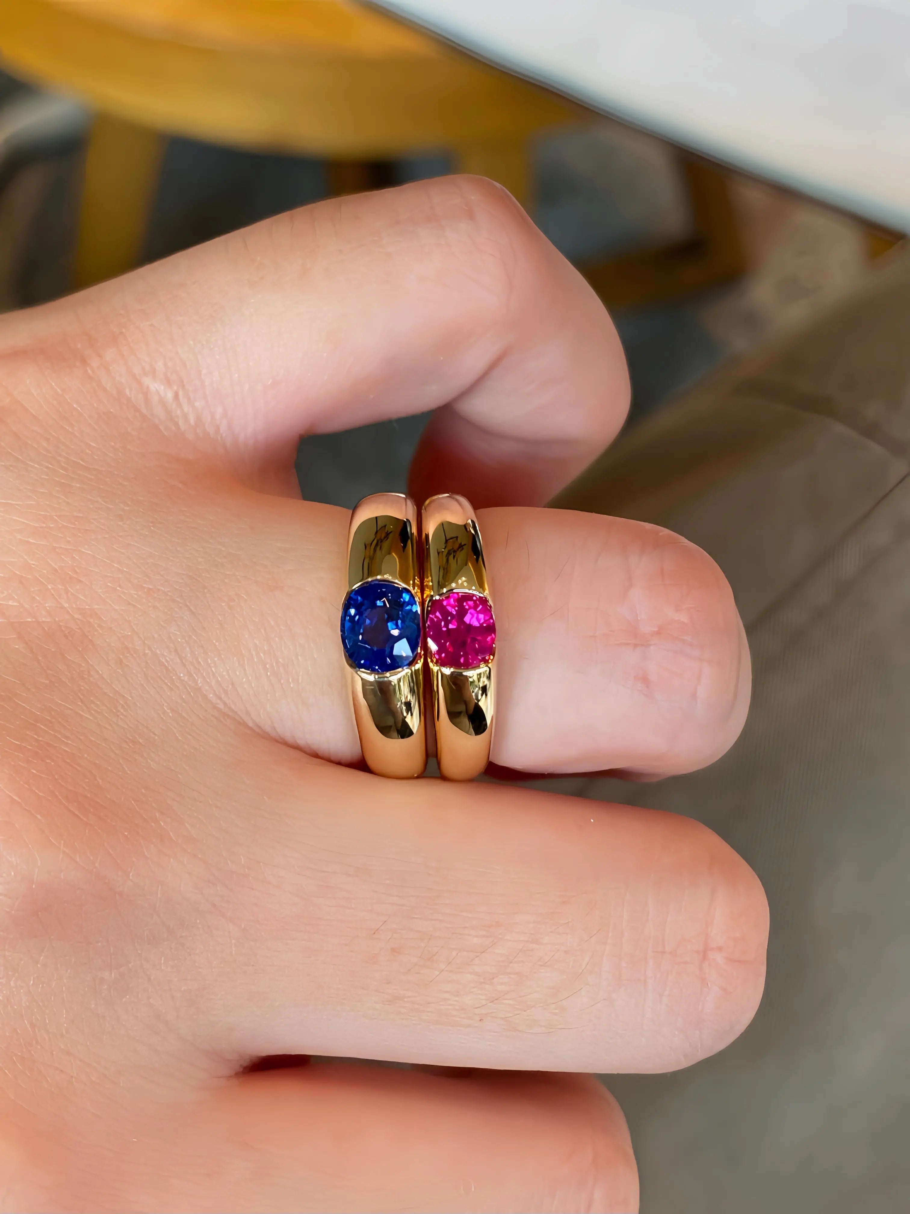 18K Gold Ring Craftsmanship Detail