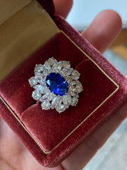 Hand Model Wearing Statement Ring