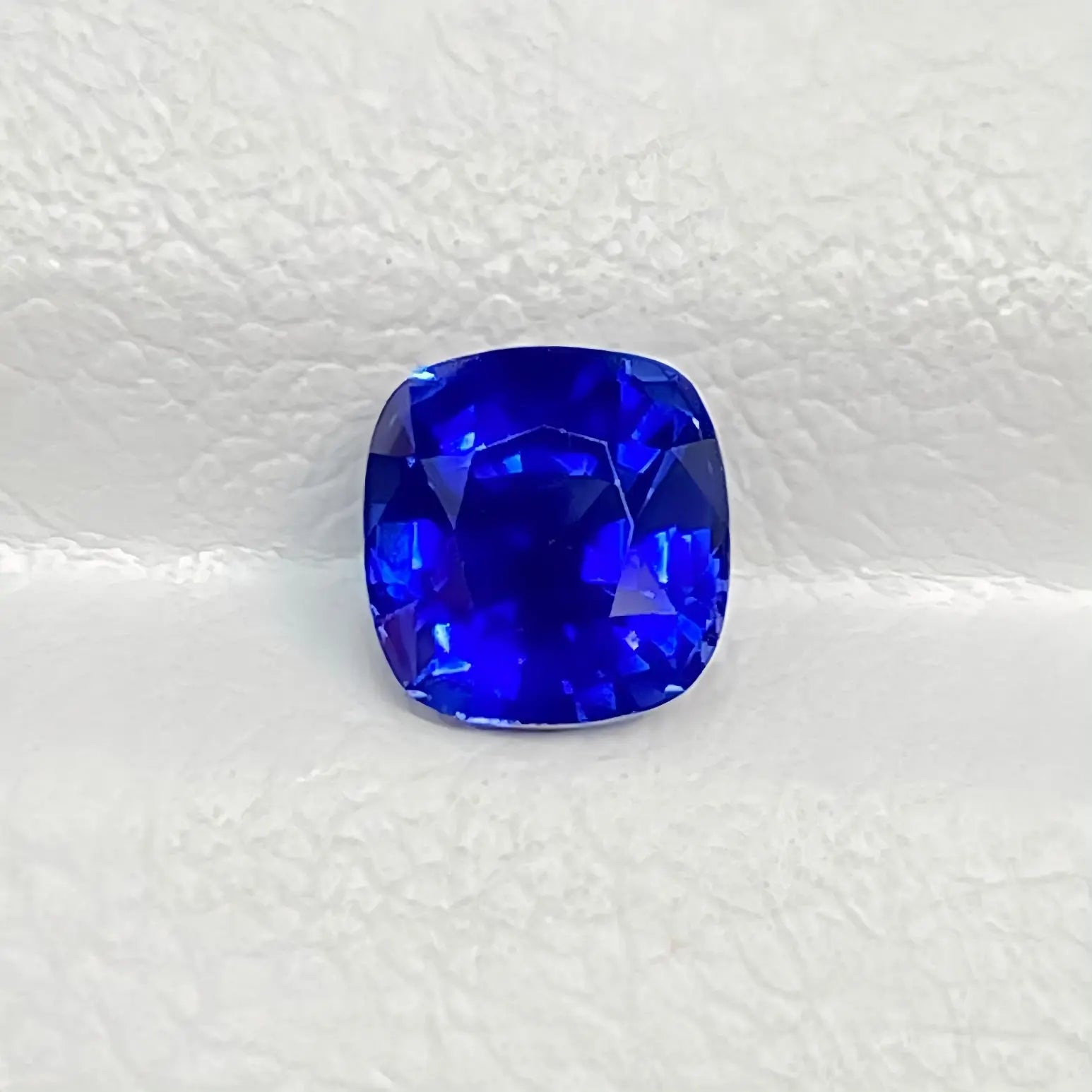 Compact Square Blue Sapphire Top View
