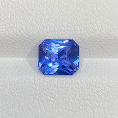 Rare Radiant Shape Blue Sapphire 