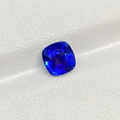 Small Square Sapphire for Cluster Rings